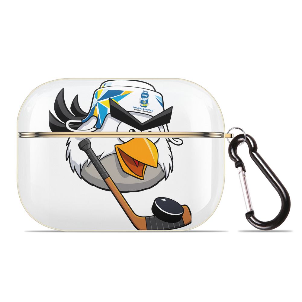 （画像用） Angry Birds アングリーバード 【AirPods Pro用】ハードシェル保護ケース｜耐衝撃・防指紋・カラビナ付き商品仕様