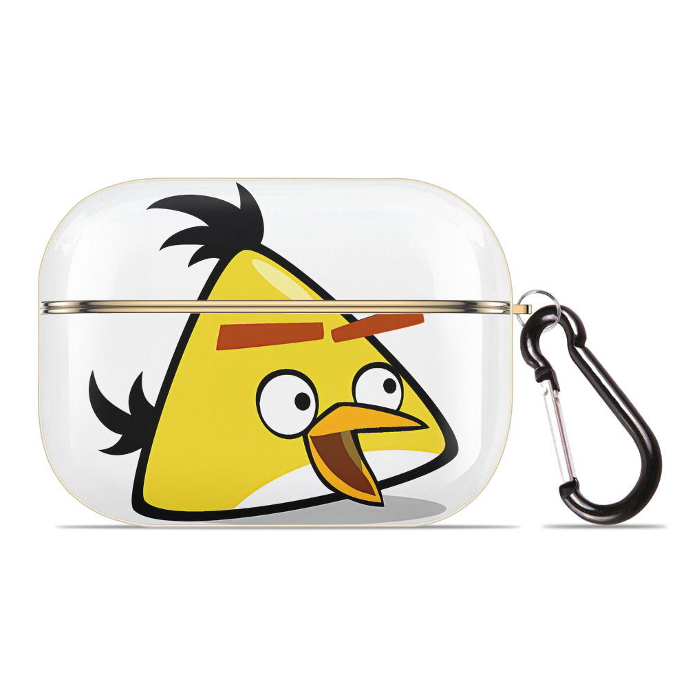 （画像用） Angry Birds アングリーバード 【AirPods Pro用】ハードシェル保護ケース｜耐衝撃・防指紋・カラビナ付き商品仕様