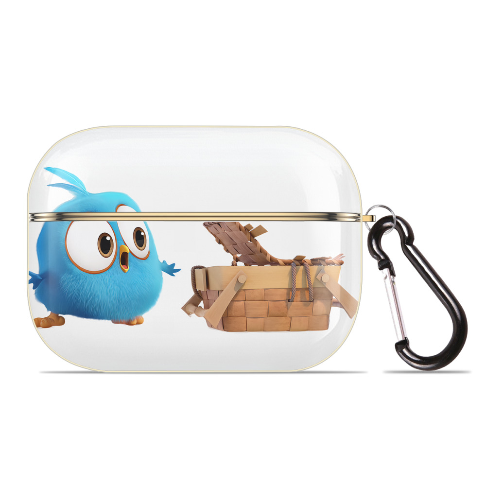 （画像用） Angry Birds アングリーバード 【AirPods Pro用】ハードシェル保護ケース｜耐衝撃・防指紋・カラビナ付き商品仕様