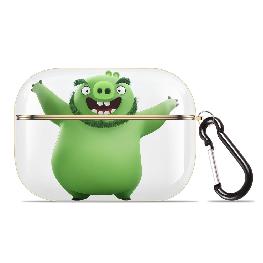 （画像用） Angry Birds アングリーバード 【AirPods Pro用】ハードシェル保護ケース｜耐衝撃・防指紋・カラビナ付き商品仕様