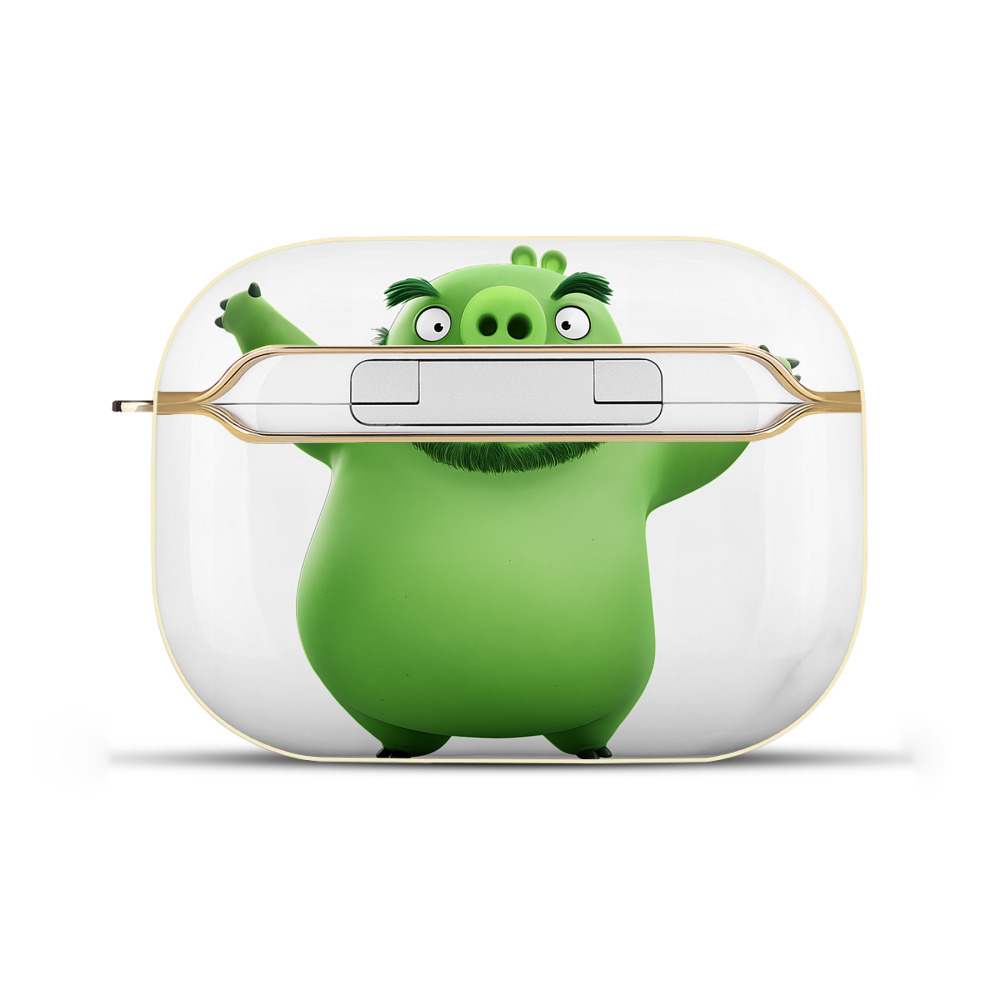 （画像用） Angry Birds アングリーバード 【AirPods Pro用】ハードシェル保護ケース｜耐衝撃・防指紋・カラビナ付き商品仕様