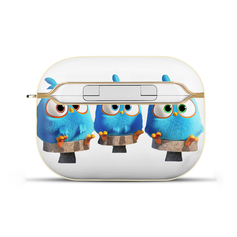 （画像用） Angry Birds アングリーバード 【AirPods Pro用】ハードシェル保護ケース｜耐衝撃・防指紋・カラビナ付き商品仕様