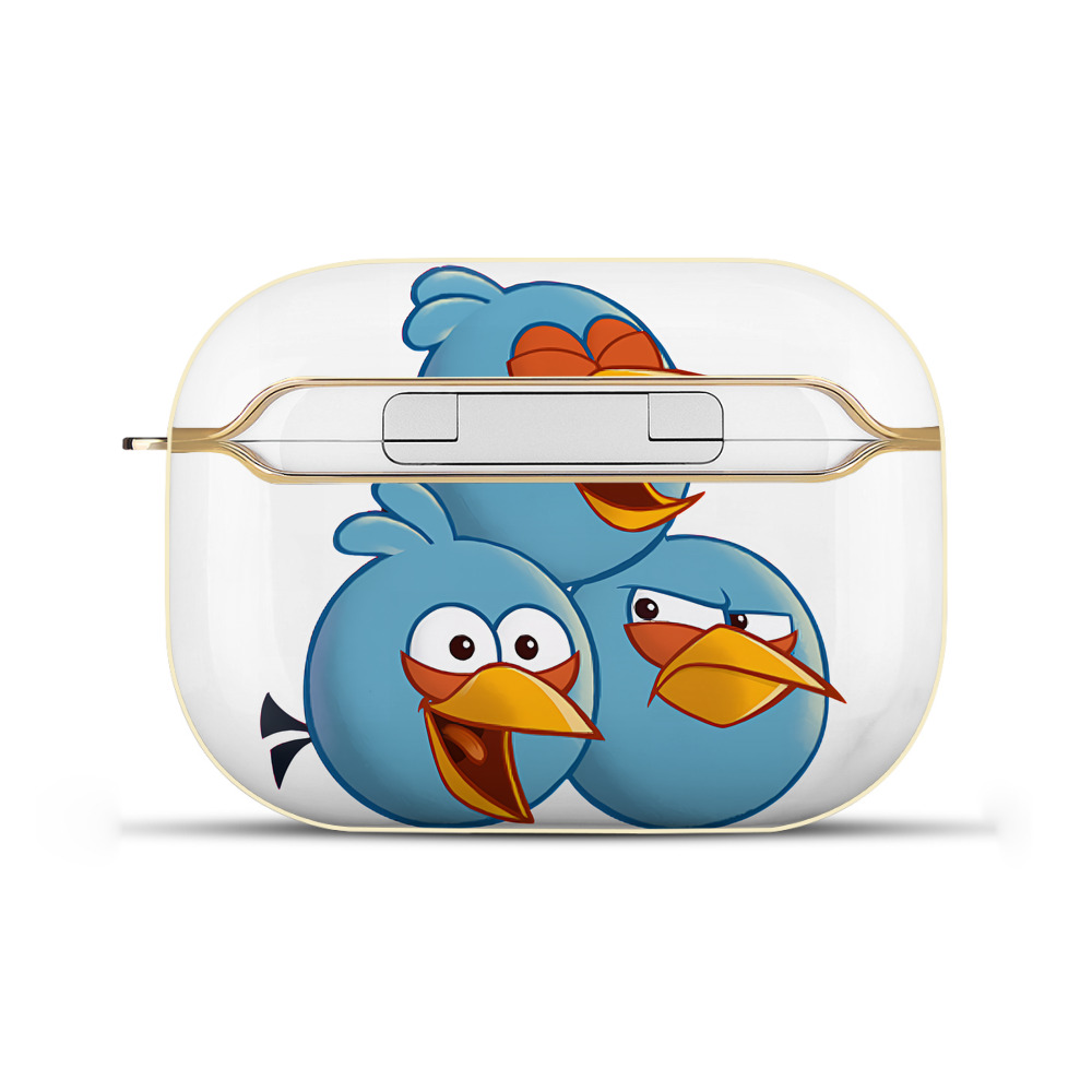 （画像用） Angry Birds アングリーバード 【AirPods Pro用】ハードシェル保護ケース｜耐衝撃・防指紋・カラビナ付き商品仕様