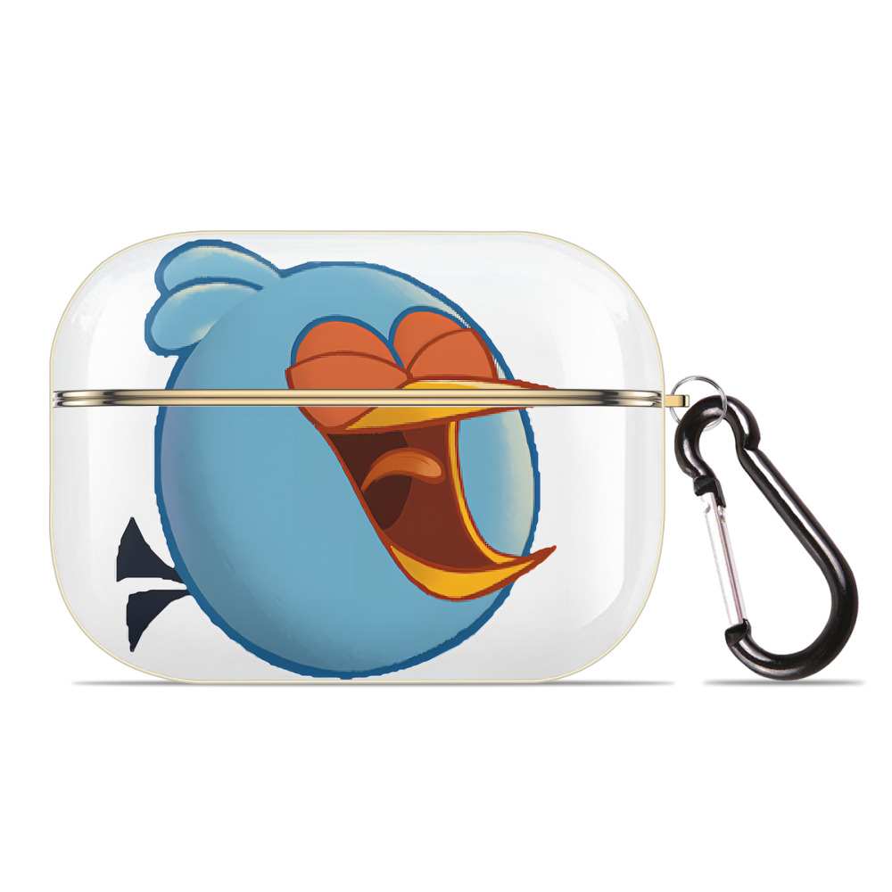 （画像用） Angry Birds アングリーバード 【AirPods Pro用】ハードシェル保護ケース｜耐衝撃・防指紋・カラビナ付き商品仕様
