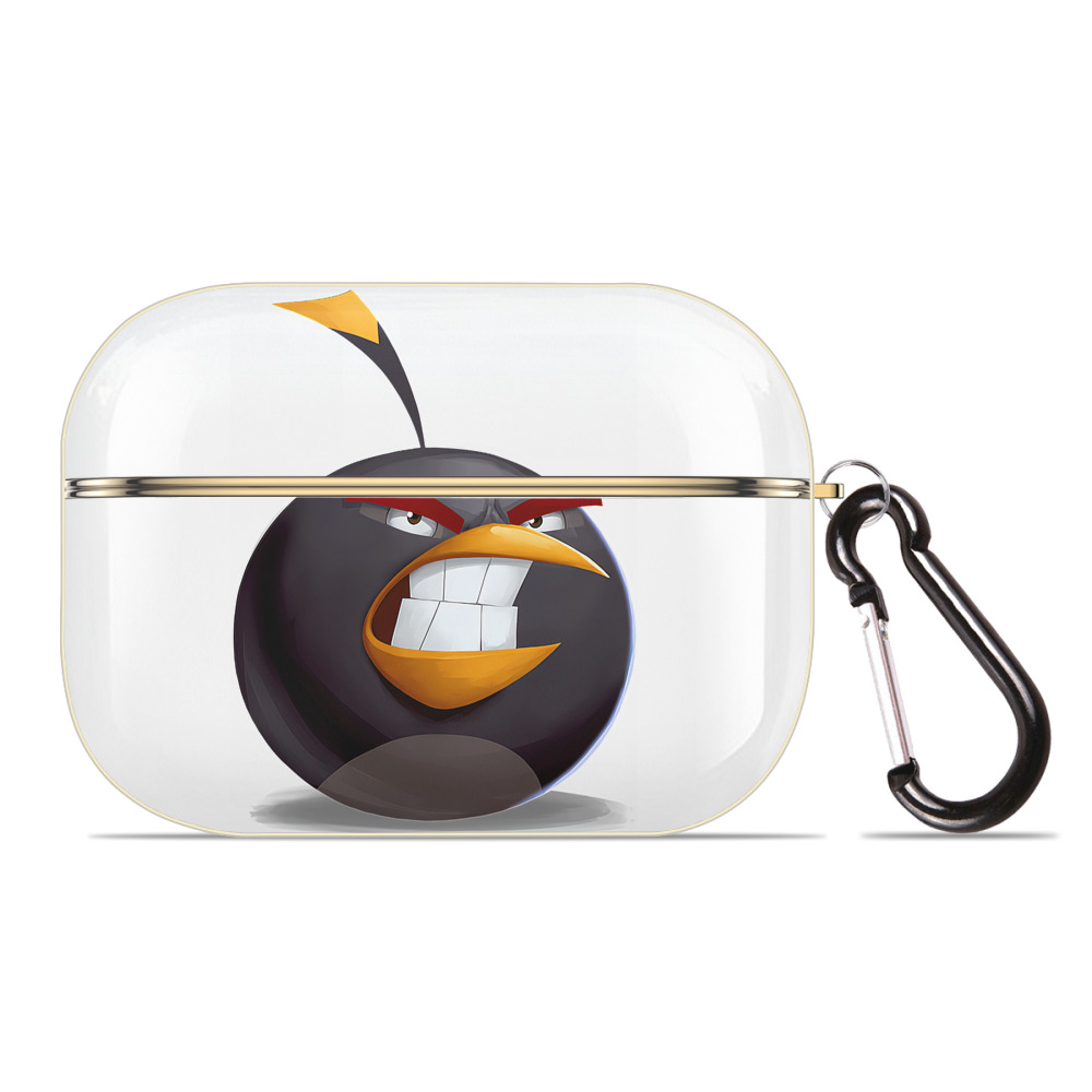 （画像用） Angry Birds アングリーバード 【AirPods Pro用】ハードシェル保護ケース｜耐衝撃・防指紋・カラビナ付き商品仕様