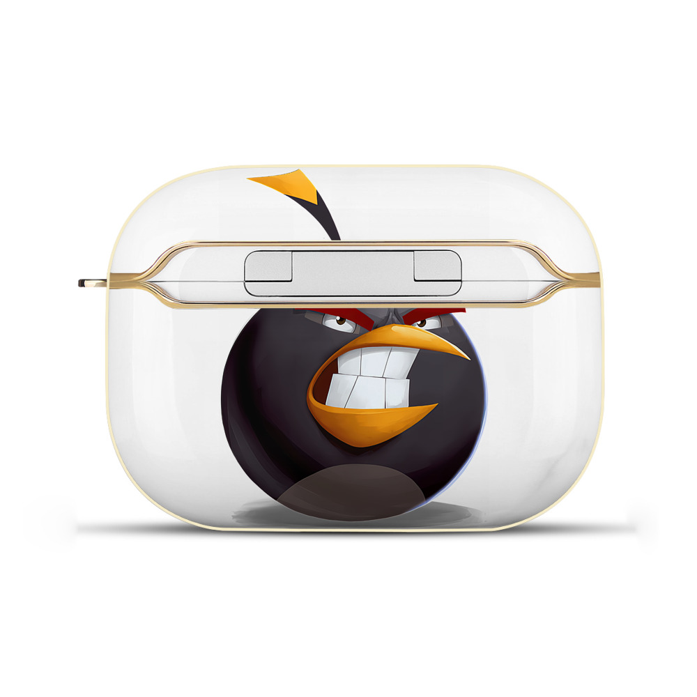 （画像用） Angry Birds アングリーバード 【AirPods Pro用】ハードシェル保護ケース｜耐衝撃・防指紋・カラビナ付き商品仕様