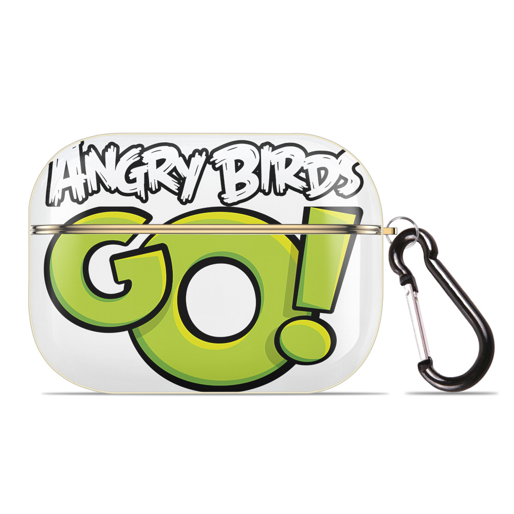 （画像用） Angry Birds アングリーバード 【AirPods Pro用】ハードシェル保護ケース｜耐衝撃・防指紋・カラビナ付き商品仕様