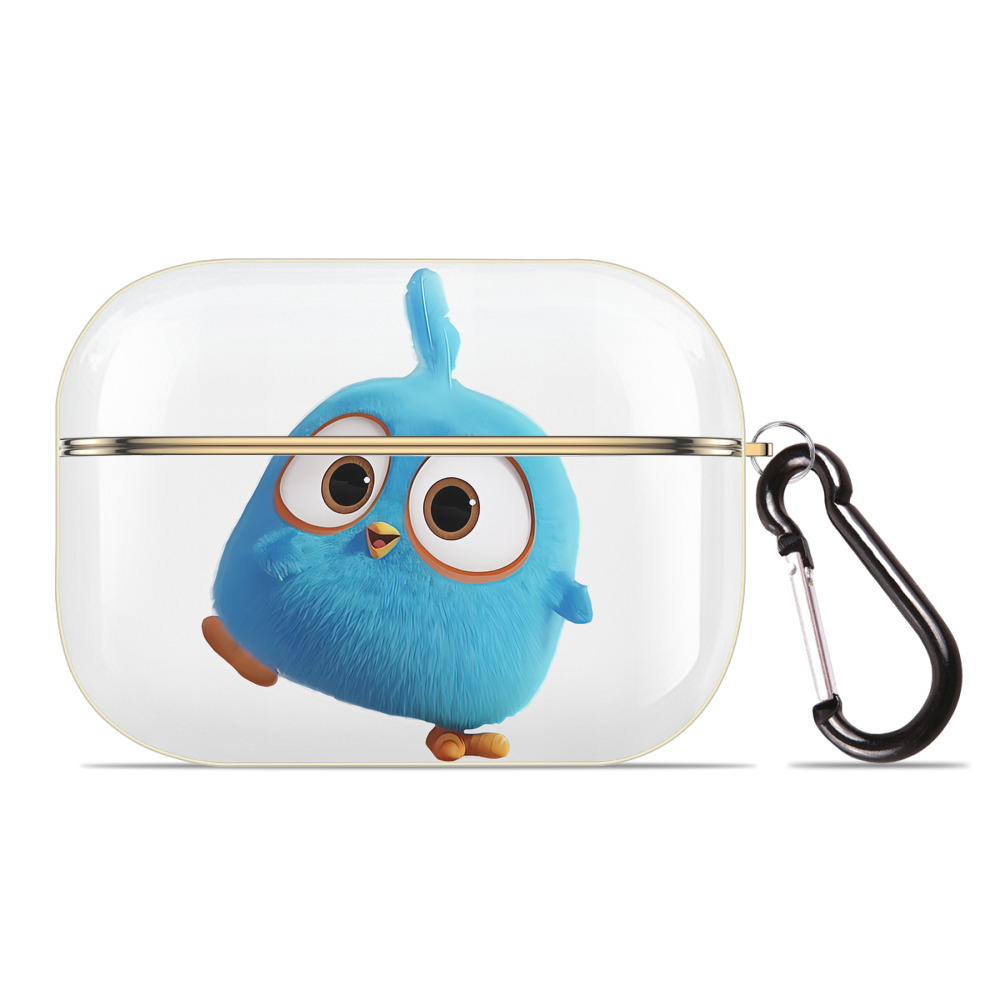 （画像用） Angry Birds アングリーバード 【AirPods Pro用】ハードシェル保護ケース｜耐衝撃・防指紋・カラビナ付き商品仕様