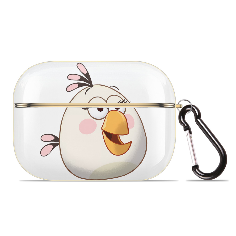 （画像用） Angry Birds アングリーバード 【AirPods Pro用】ハードシェル保護ケース｜耐衝撃・防指紋・カラビナ付き商品仕様