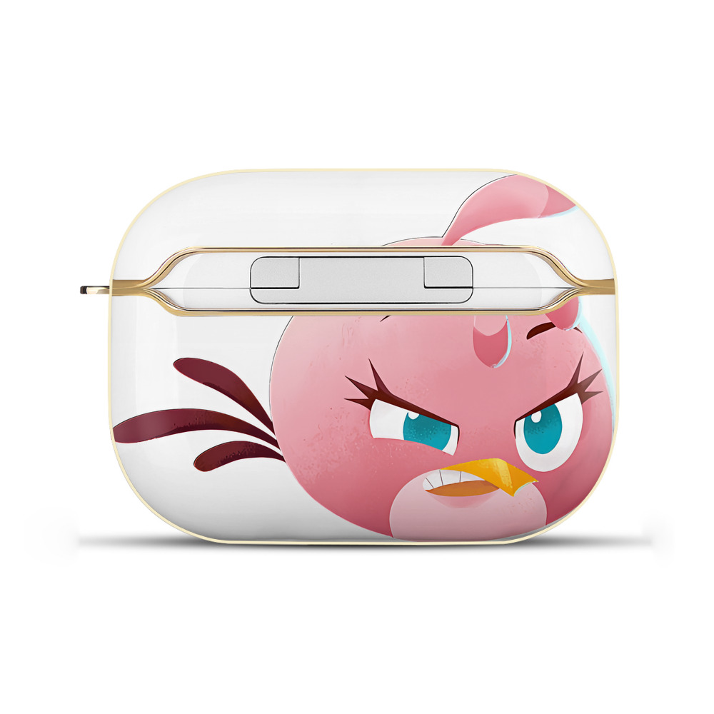 （画像用） Angry Birds アングリーバード 【AirPods Pro用】ハードシェル保護ケース｜耐衝撃・防指紋・カラビナ付き商品仕様