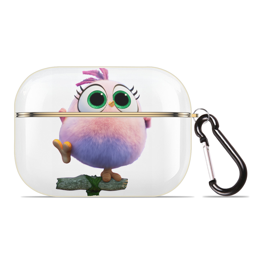 （画像用） Angry Birds アングリーバード 【AirPods Pro用】ハードシェル保護ケース｜耐衝撃・防指紋・カラビナ付き商品仕様