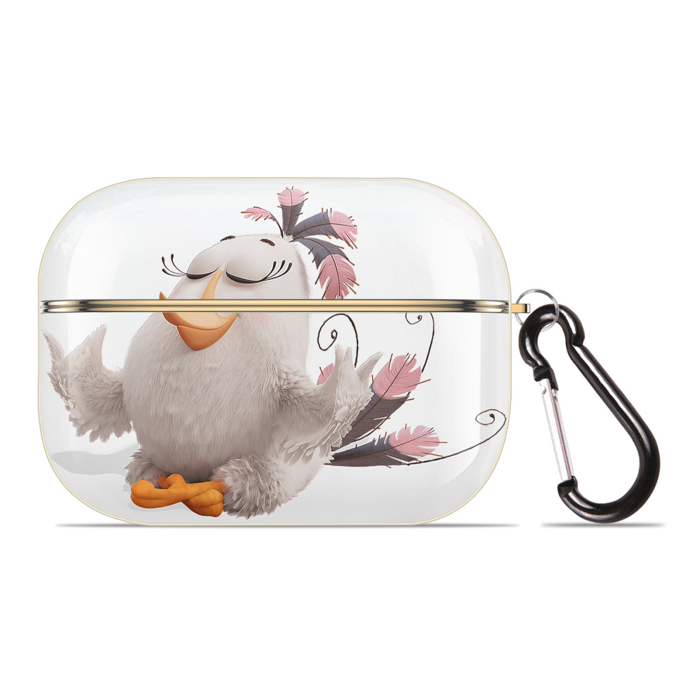 （画像用） Angry Birds アングリーバード 【AirPods Pro用】ハードシェル保護ケース｜耐衝撃・防指紋・カラビナ付き商品仕様