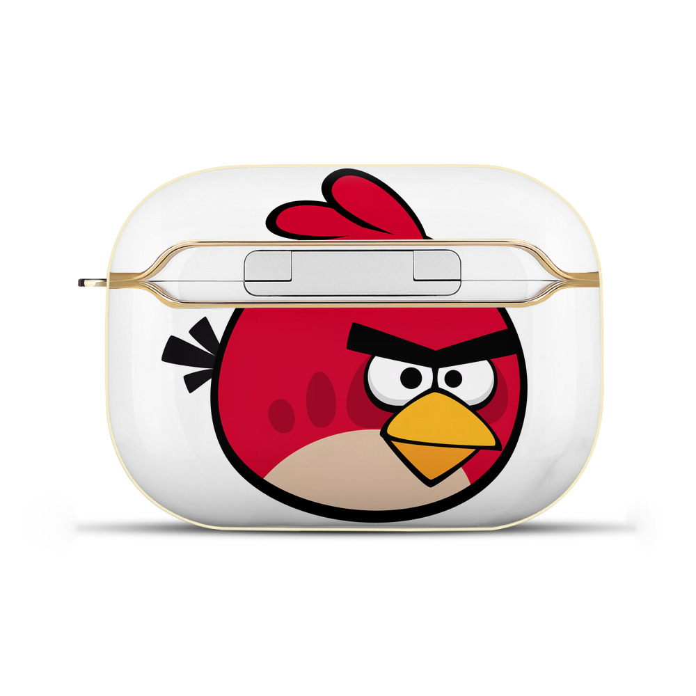 （画像用） Angry Birds アングリーバード 【AirPods Pro用】ハードシェル保護ケース｜耐衝撃・防指紋・カラビナ付き商品仕様