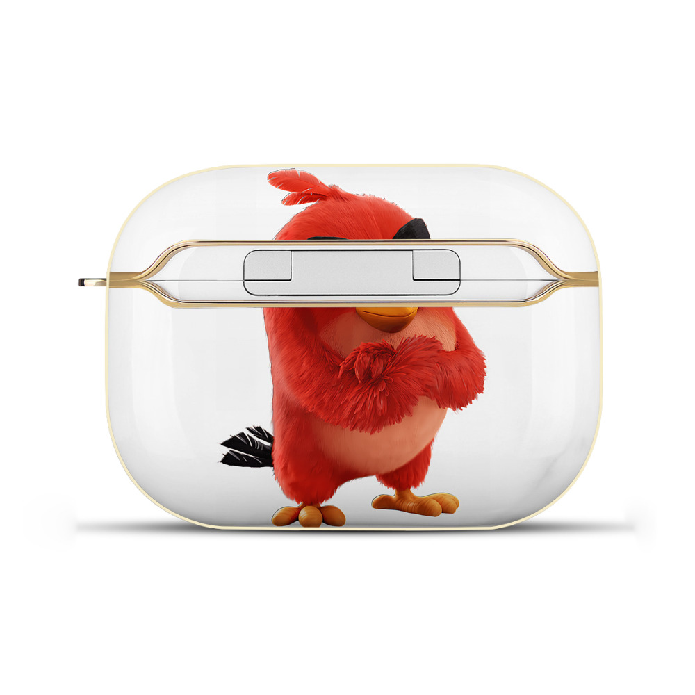 （画像用） Angry Birds アングリーバード 【AirPods Pro用】ハードシェル保護ケース｜耐衝撃・防指紋・カラビナ付き商品仕様