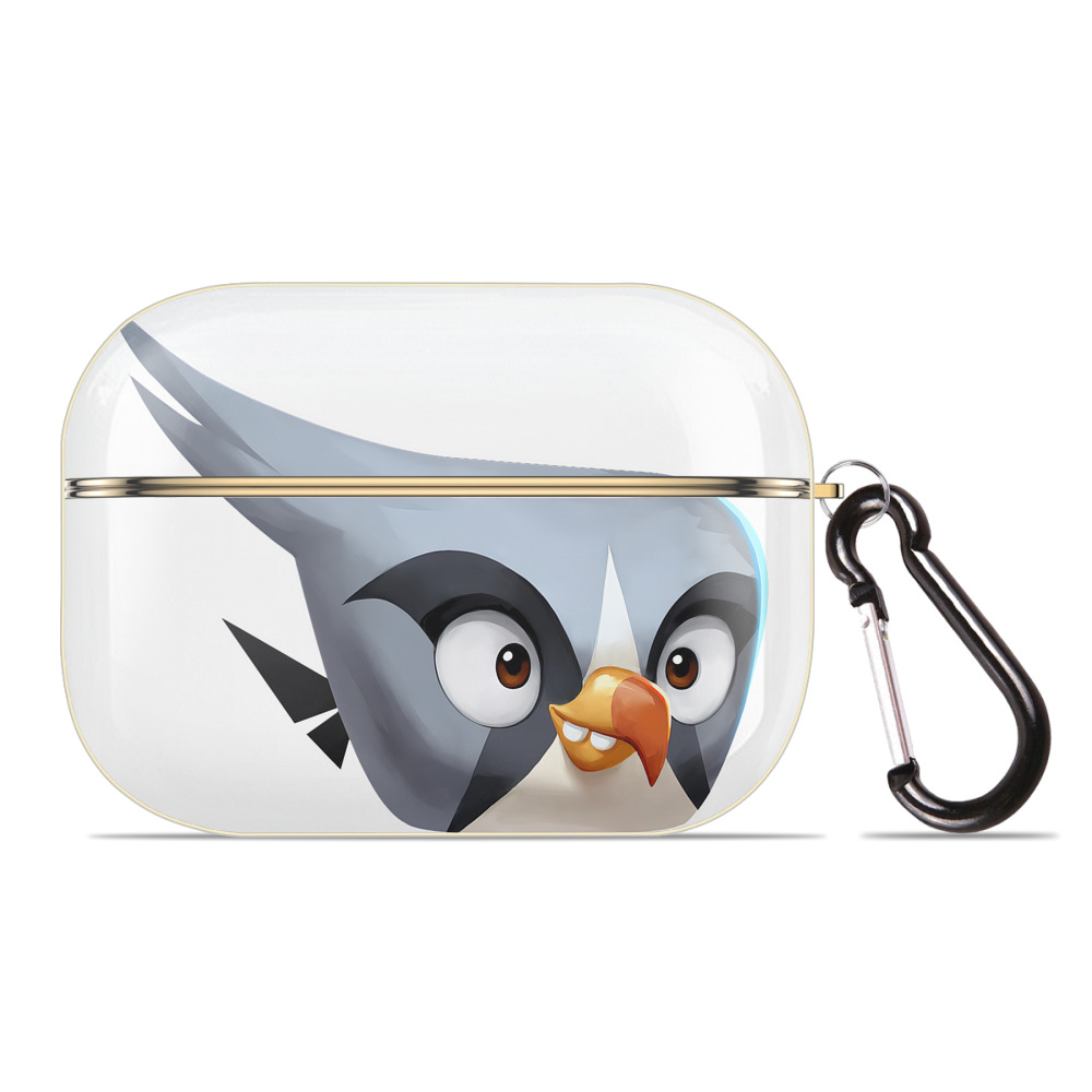 （画像用） Angry Birds アングリーバード 【AirPods Pro用】ハードシェル保護ケース｜耐衝撃・防指紋・カラビナ付き商品仕様