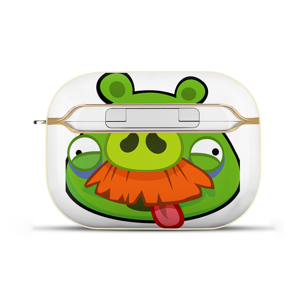 （画像用） Angry Birds アングリーバード 【AirPods Pro用】ハードシェル保護ケース｜耐衝撃・防指紋・カラビナ付き商品仕様