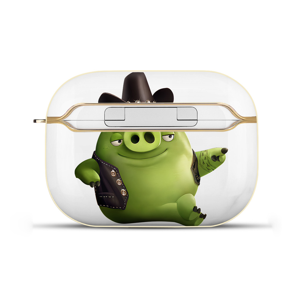 （画像用） Angry Birds アングリーバード 【AirPods Pro用】ハードシェル保護ケース｜耐衝撃・防指紋・カラビナ付き商品仕様