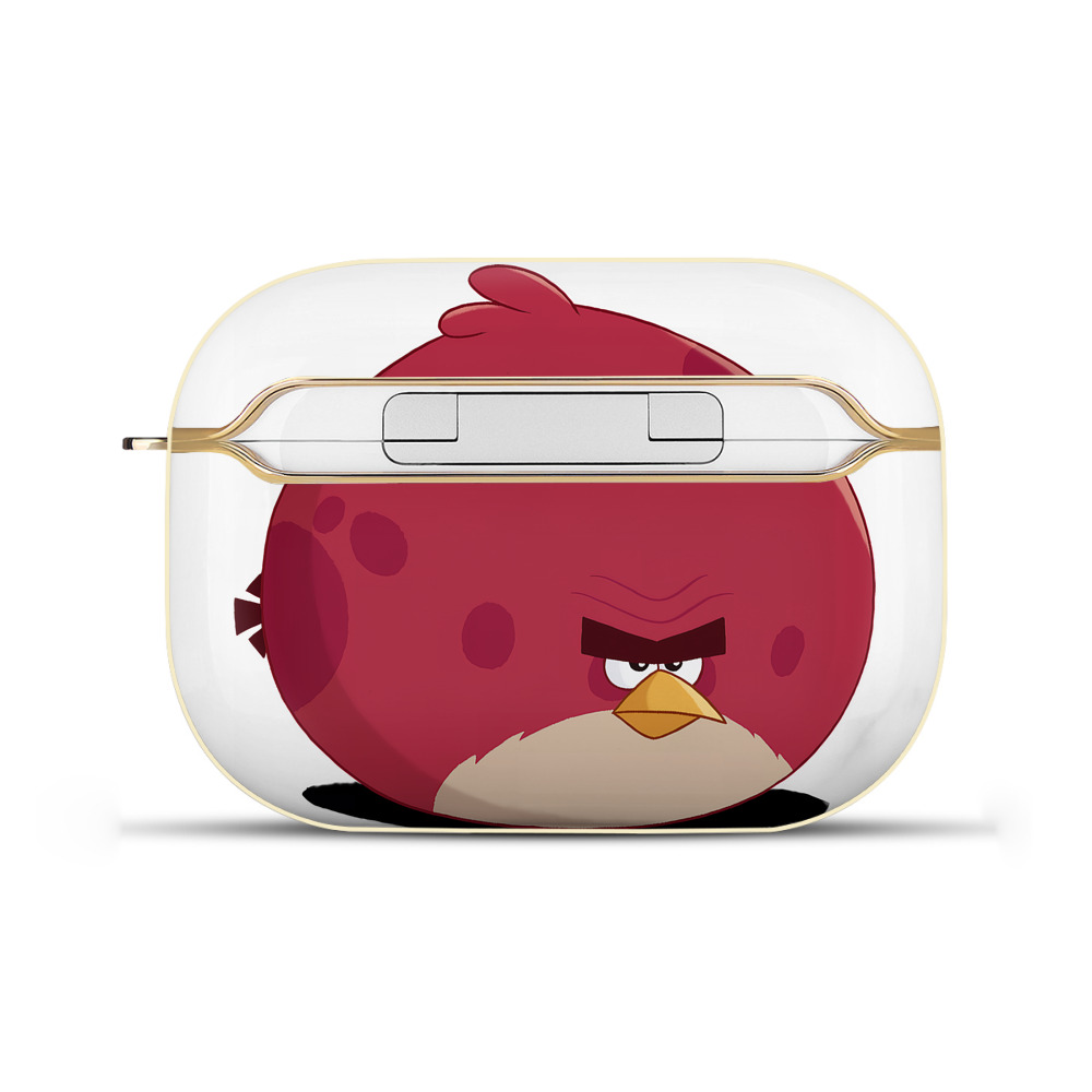 （画像用） Angry Birds アングリーバード 【AirPods Pro用】ハードシェル保護ケース｜耐衝撃・防指紋・カラビナ付き商品仕様