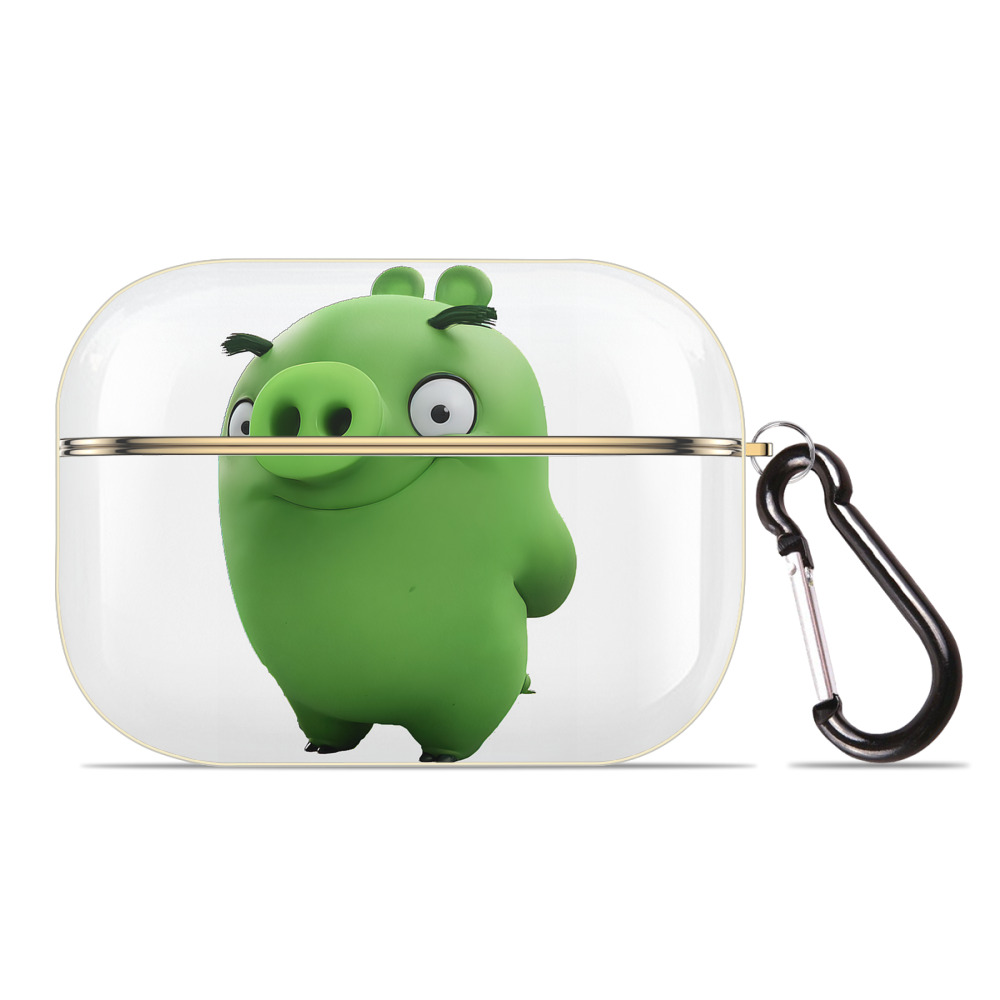 （画像用） Angry Birds アングリーバード 【AirPods Pro用】ハードシェル保護ケース｜耐衝撃・防指紋・カラビナ付き商品仕様