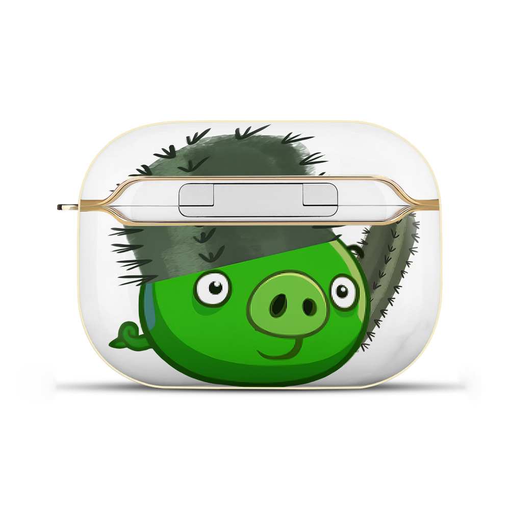 （画像用） Angry Birds アングリーバード 【AirPods Pro用】ハードシェル保護ケース｜耐衝撃・防指紋・カラビナ付き商品仕様