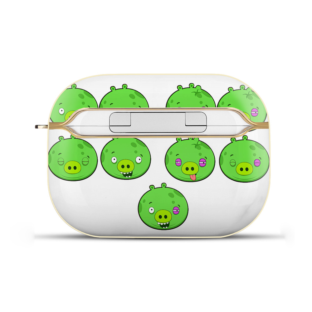 （画像用） Angry Birds アングリーバード 【AirPods Pro用】ハードシェル保護ケース｜耐衝撃・防指紋・カラビナ付き商品仕様