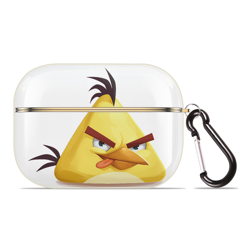 （画像用） Angry Birds アングリーバード 【AirPods Pro用】ハードシェル保護ケース｜耐衝撃・防指紋・カラビナ付き商品仕様