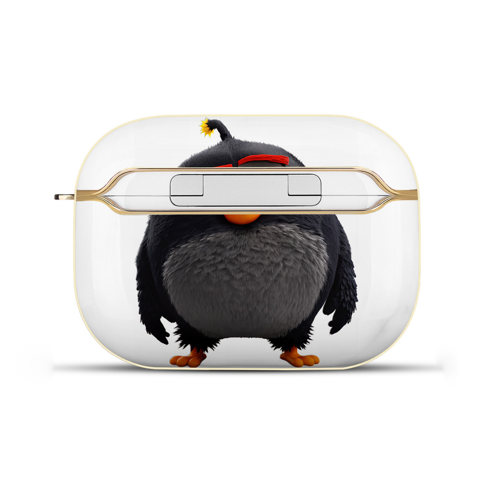 （画像用） Angry Birds アングリーバード 【AirPods Pro用】ハードシェル保護ケース｜耐衝撃・防指紋・カラビナ付き商品仕様