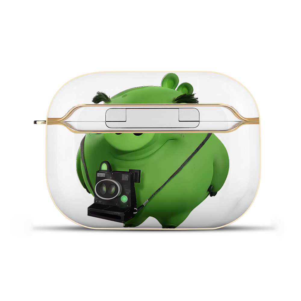 （画像用） Angry Birds アングリーバード 【AirPods Pro用】ハードシェル保護ケース｜耐衝撃・防指紋・カラビナ付き商品仕様