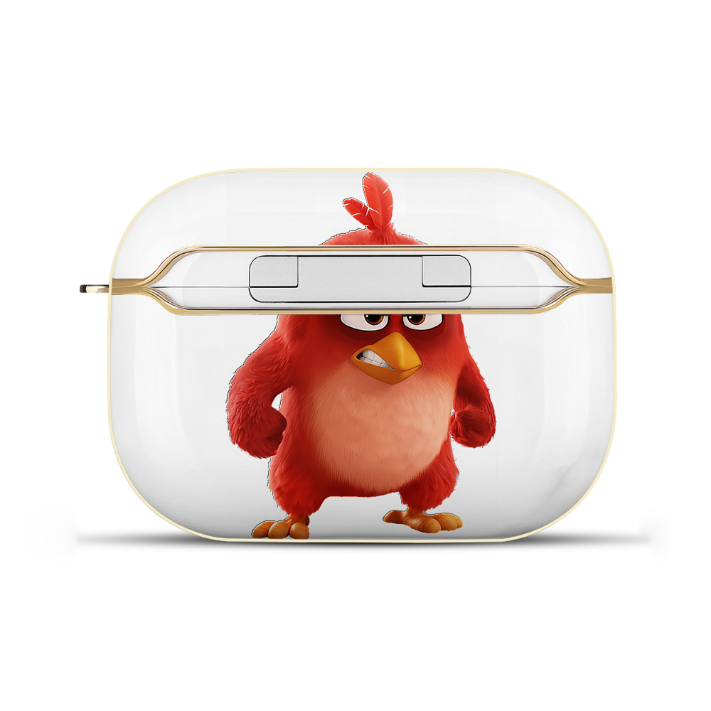 （画像用） Angry Birds アングリーバード 【AirPods Pro用】ハードシェル保護ケース｜耐衝撃・防指紋・カラビナ付き商品仕様