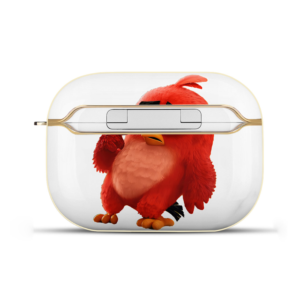 （画像用） Angry Birds アングリーバード 【AirPods Pro用】ハードシェル保護ケース｜耐衝撃・防指紋・カラビナ付き商品仕様