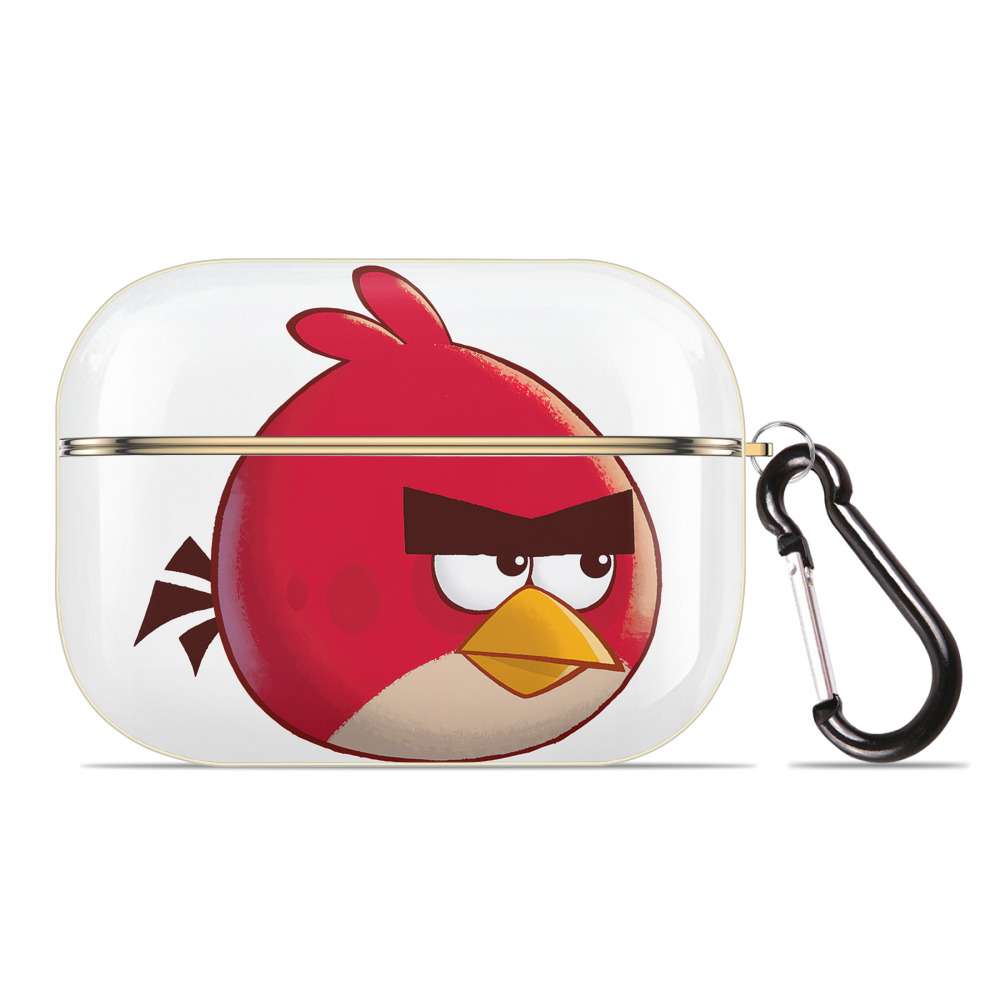 （画像用） Angry Birds アングリーバード 【AirPods Pro用】ハードシェル保護ケース｜耐衝撃・防指紋・カラビナ付き商品仕様