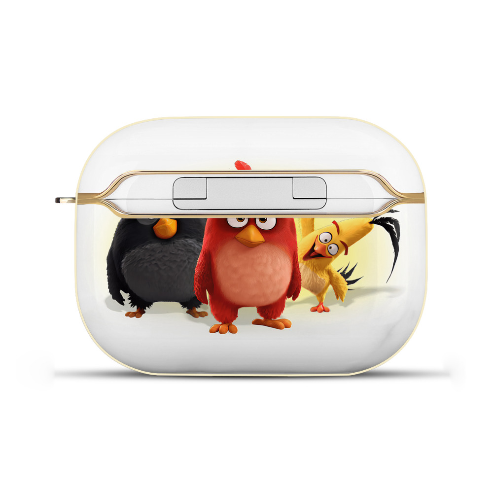 （画像用） Angry Birds アングリーバード 【AirPods Pro用】ハードシェル保護ケース｜耐衝撃・防指紋・カラビナ付き商品仕様