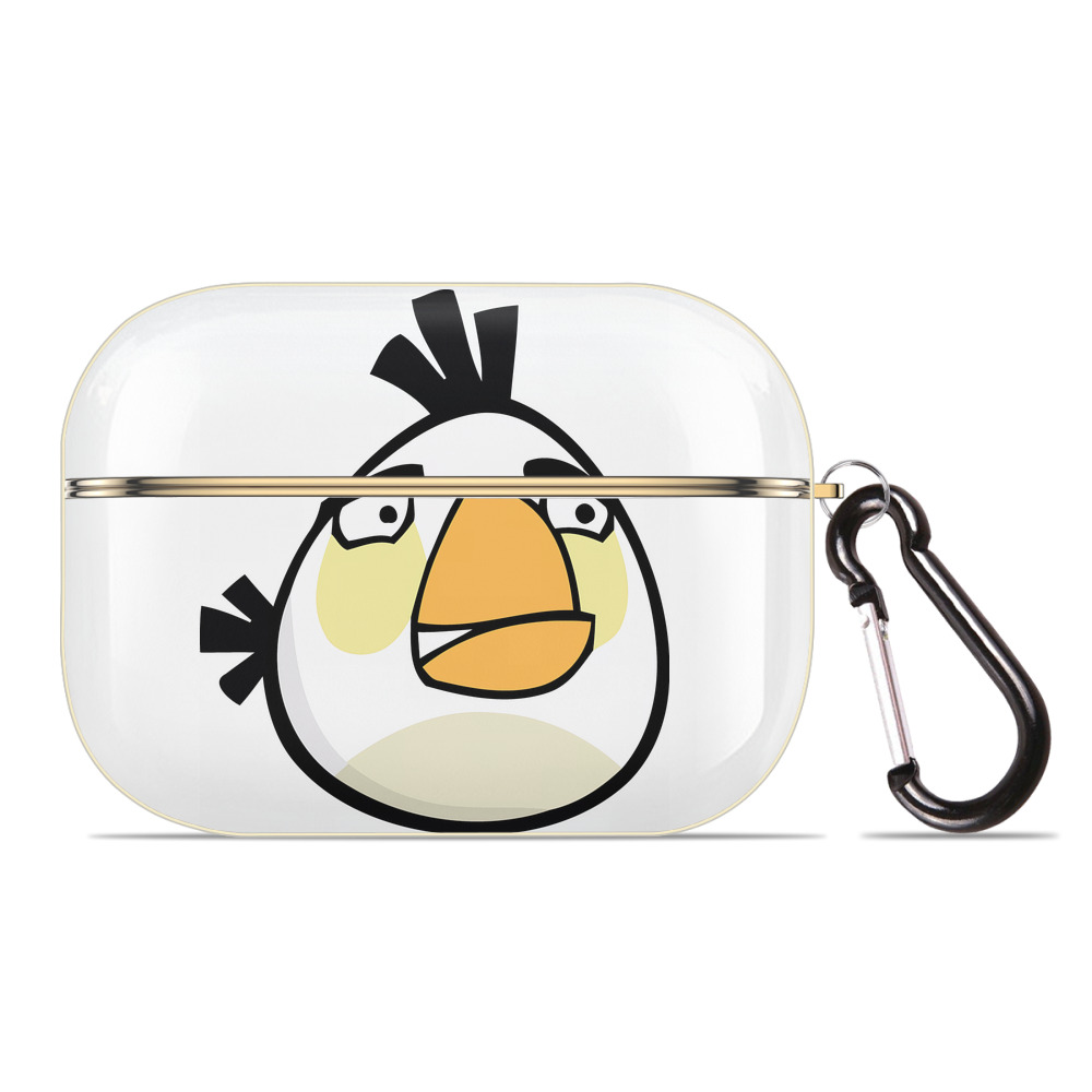 （画像用） Angry Birds アングリーバード 【AirPods Pro用】ハードシェル保護ケース｜耐衝撃・防指紋・カラビナ付き商品仕様
