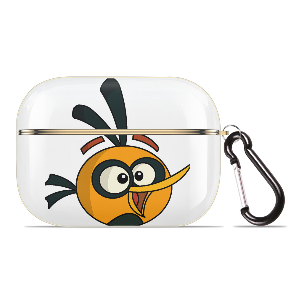 （画像用） Angry Birds アングリーバード 【AirPods Pro用】ハードシェル保護ケース｜耐衝撃・防指紋・カラビナ付き商品仕様