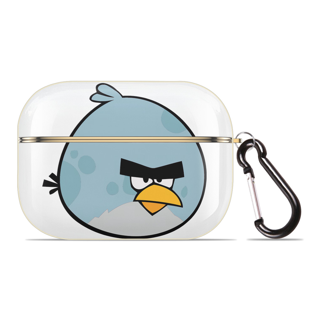 （画像用） Angry Birds アングリーバード 【AirPods Pro用】ハードシェル保護ケース｜耐衝撃・防指紋・カラビナ付き商品仕様