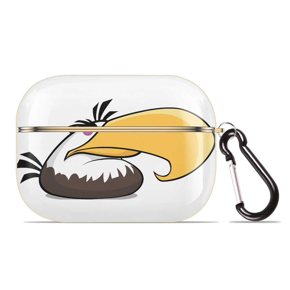 （画像用） Angry Birds アングリーバード 【AirPods Pro用】ハードシェル保護ケース｜耐衝撃・防指紋・カラビナ付き商品仕様