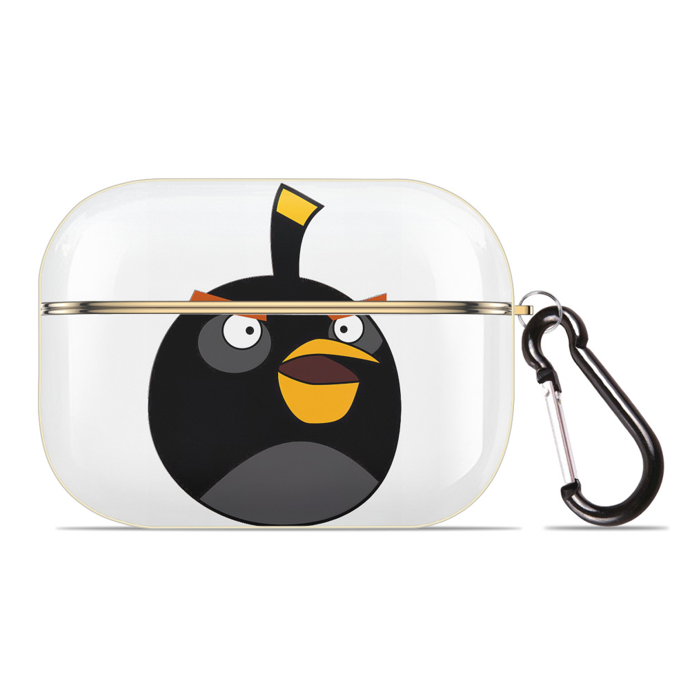 （画像用） Angry Birds アングリーバード 【AirPods Pro用】ハードシェル保護ケース｜耐衝撃・防指紋・カラビナ付き商品仕様