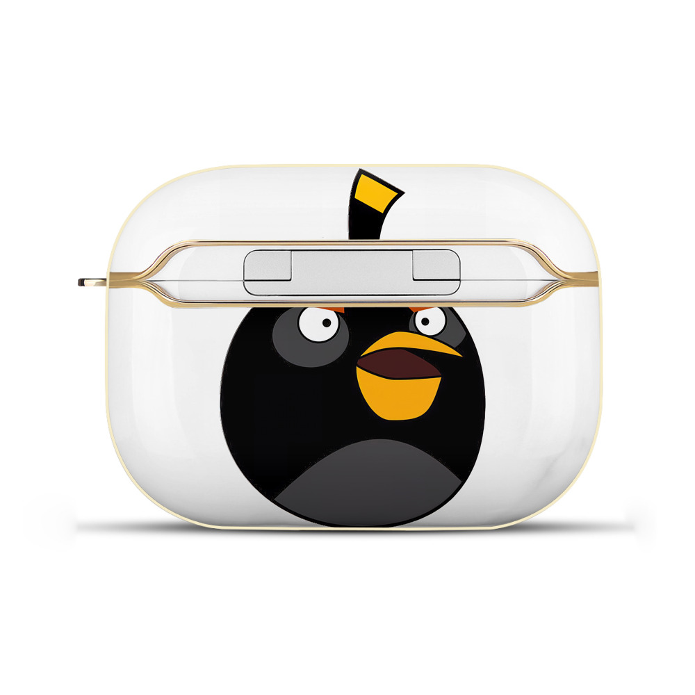 （画像用） Angry Birds アングリーバード 【AirPods Pro用】ハードシェル保護ケース｜耐衝撃・防指紋・カラビナ付き商品仕様