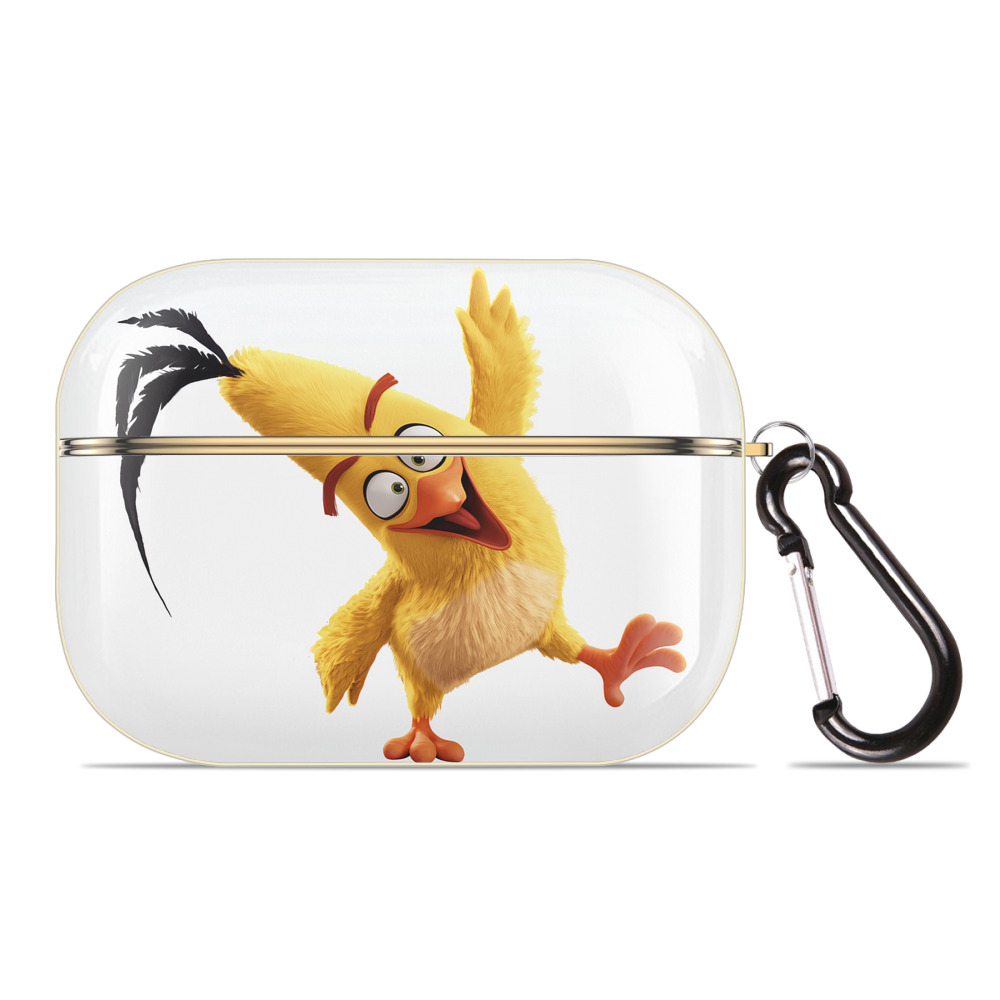 （画像用） Angry Birds アングリーバード 【AirPods Pro用】ハードシェル保護ケース｜耐衝撃・防指紋・カラビナ付き商品仕様