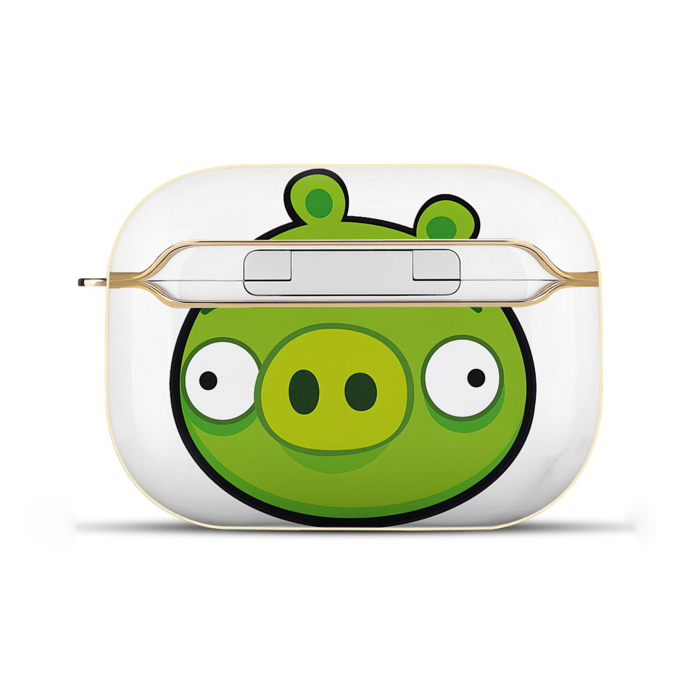 （画像用） Angry Birds アングリーバード 【AirPods Pro用】ハードシェル保護ケース｜耐衝撃・防指紋・カラビナ付き商品仕様
