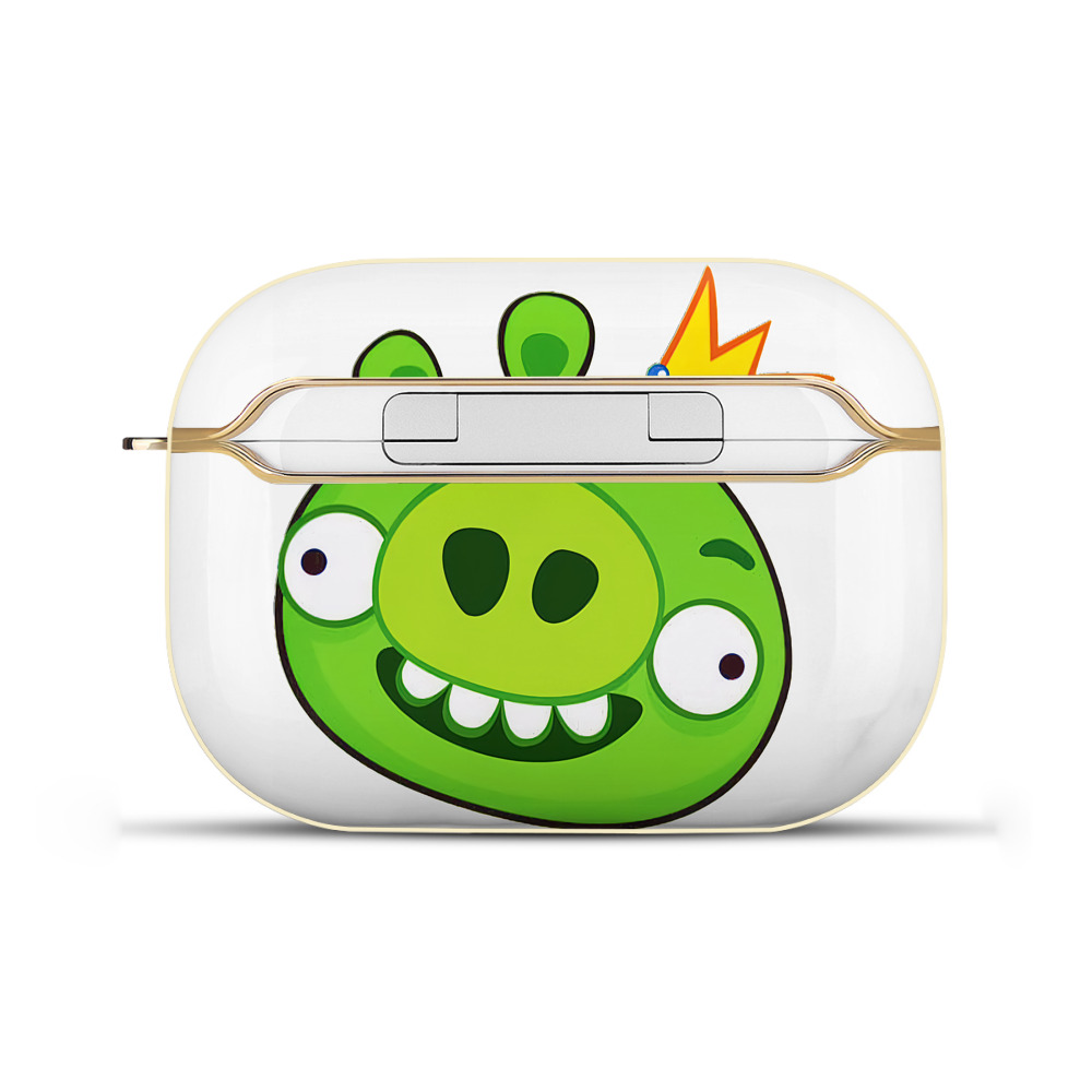 （画像用） Angry Birds アングリーバード 【AirPods Pro用】ハードシェル保護ケース｜耐衝撃・防指紋・カラビナ付き商品仕様