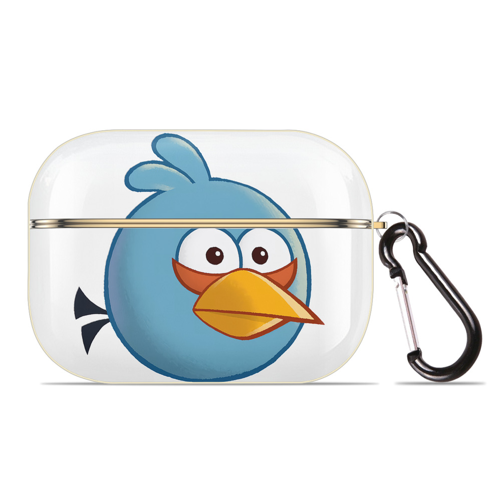 （画像用） Angry Birds アングリーバード 【AirPods Pro用】ハードシェル保護ケース｜耐衝撃・防指紋・カラビナ付き商品仕様