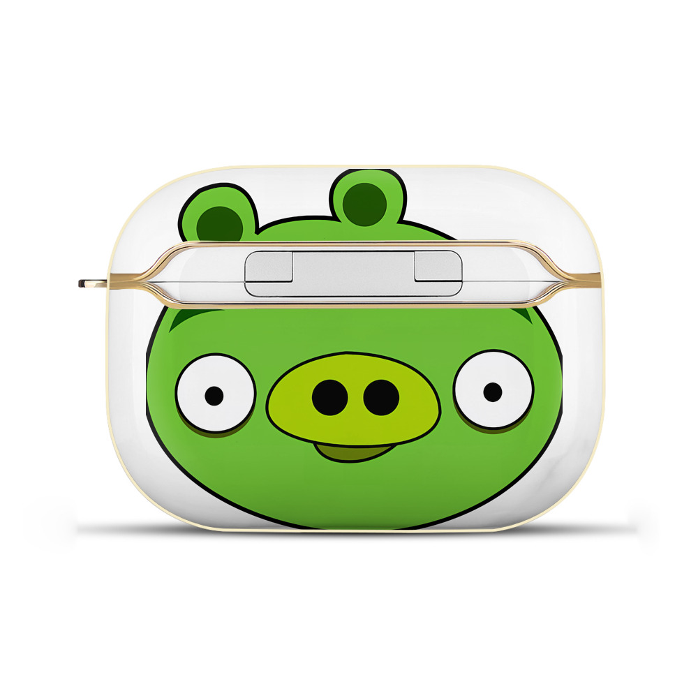 （画像用） Angry Birds アングリーバード 【AirPods Pro用】ハードシェル保護ケース｜耐衝撃・防指紋・カラビナ付き商品仕様