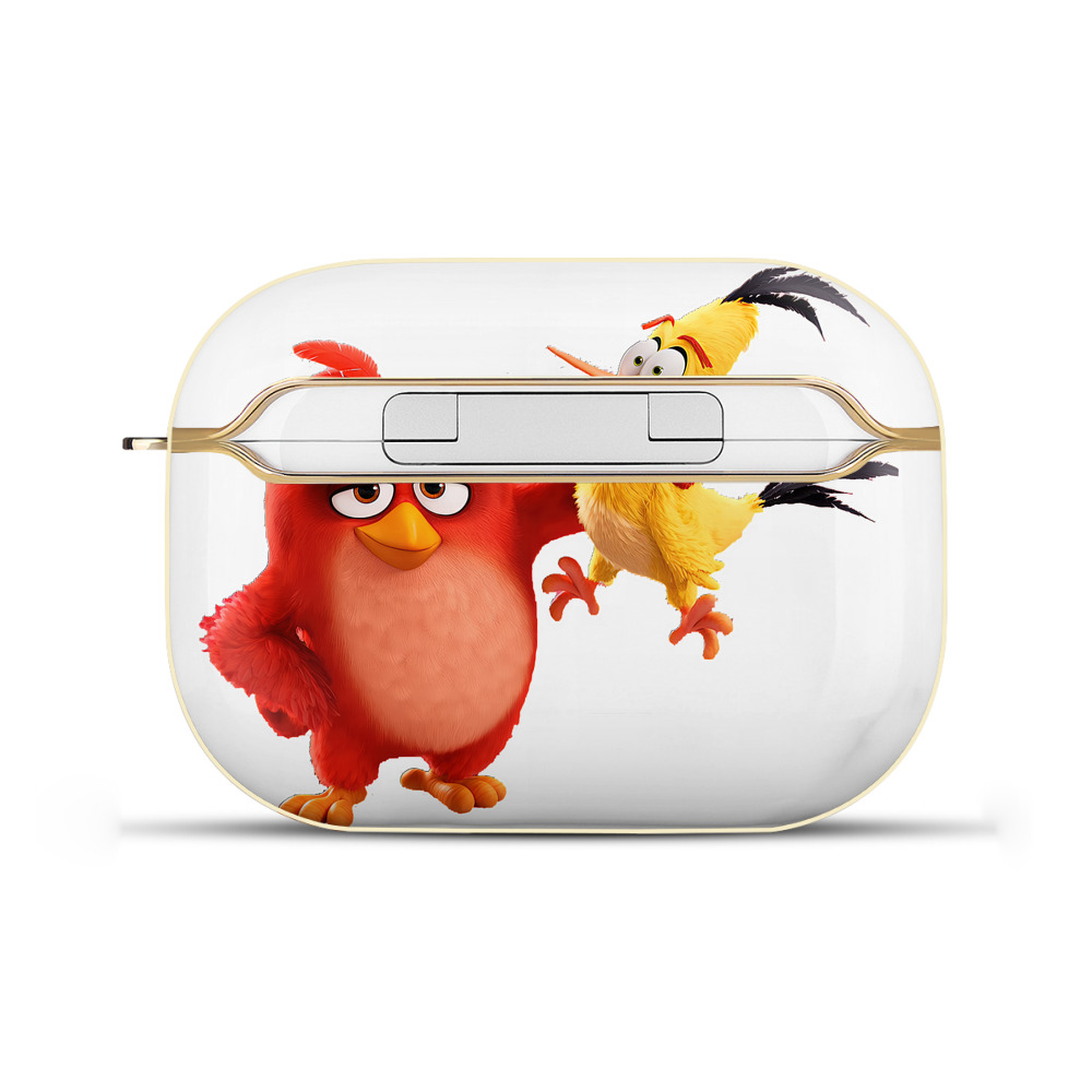（画像用） Angry Birds アングリーバード 【AirPods Pro用】ハードシェル保護ケース｜耐衝撃・防指紋・カラビナ付き商品仕様