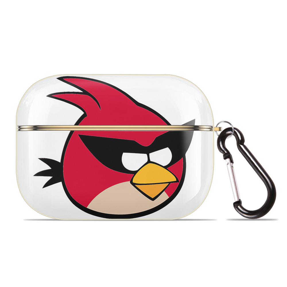 （画像用） Angry Birds アングリーバード 【AirPods Pro用】ハードシェル保護ケース｜耐衝撃・防指紋・カラビナ付き商品仕様