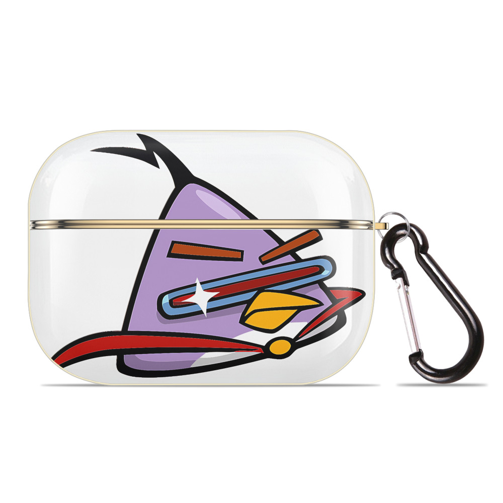 （画像用） Angry Birds アングリーバード 【AirPods Pro用】ハードシェル保護ケース｜耐衝撃・防指紋・カラビナ付き商品仕様