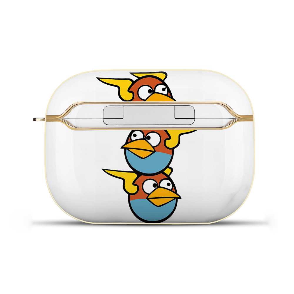 （画像用） Angry Birds アングリーバード 【AirPods Pro用】ハードシェル保護ケース｜耐衝撃・防指紋・カラビナ付き商品仕様