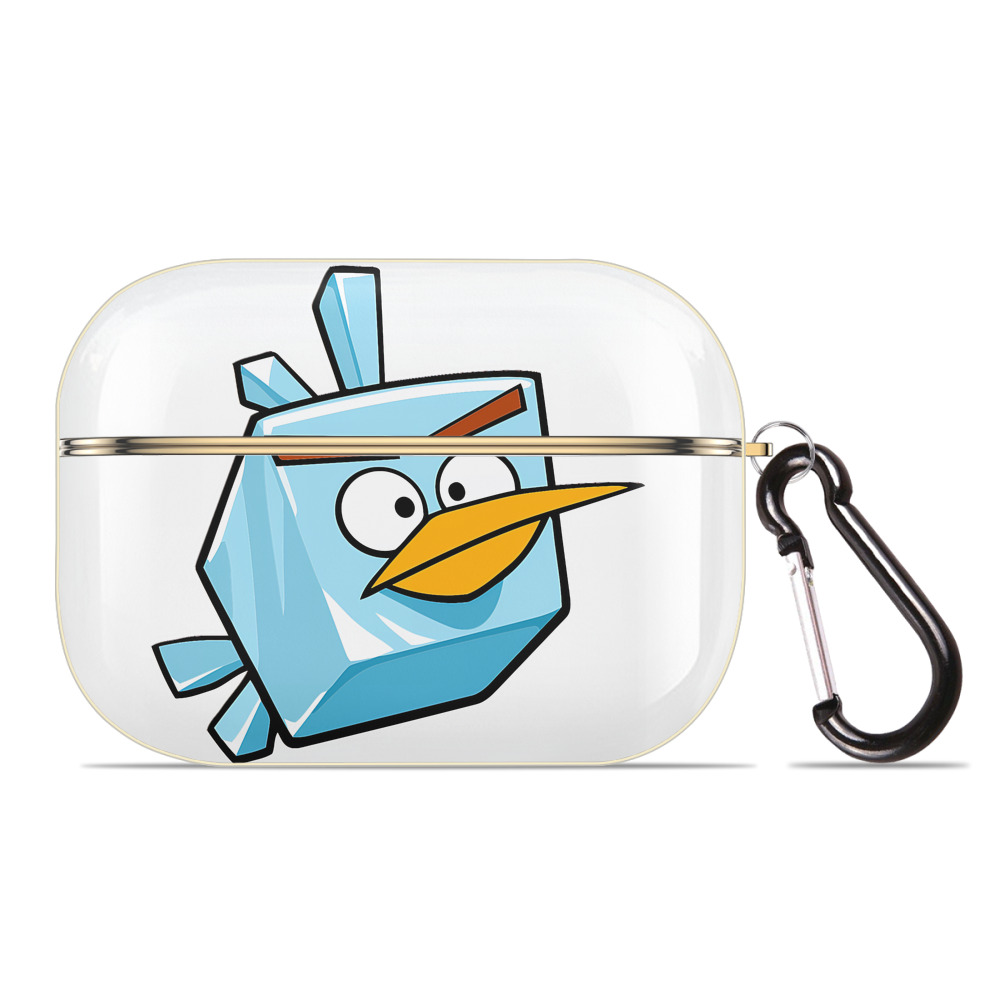 （画像用） Angry Birds アングリーバード 【AirPods Pro用】ハードシェル保護ケース｜耐衝撃・防指紋・カラビナ付き商品仕様