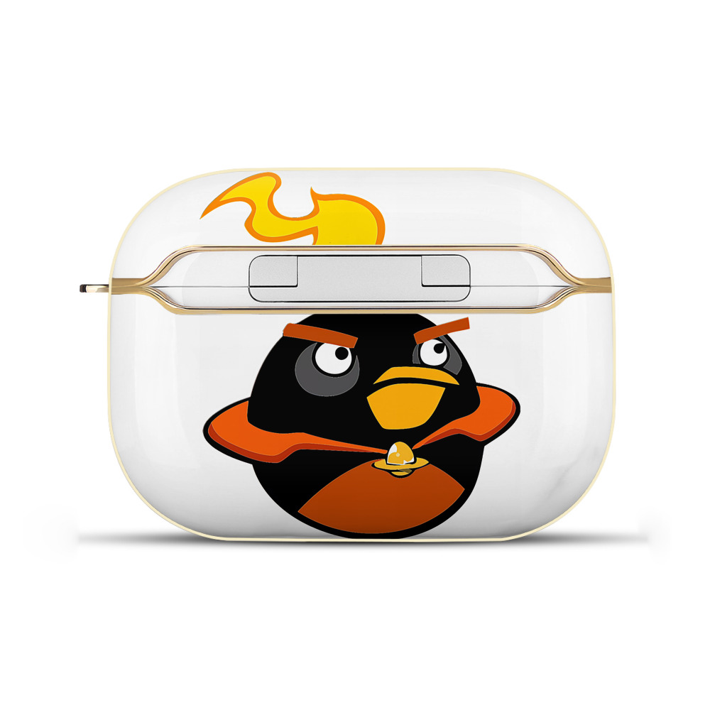 （画像用） Angry Birds アングリーバード 【AirPods Pro用】ハードシェル保護ケース｜耐衝撃・防指紋・カラビナ付き商品仕様