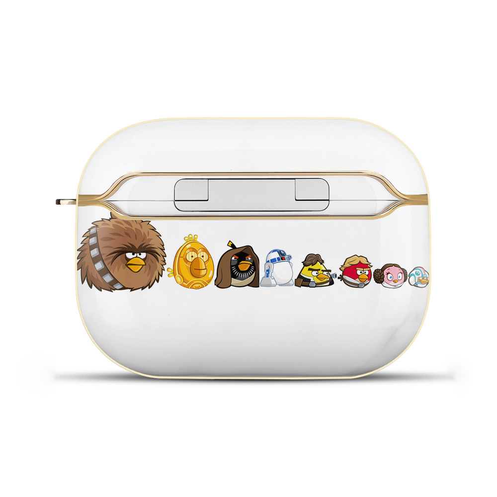（画像用） Angry Birds アングリーバード 【AirPods Pro用】ハードシェル保護ケース｜耐衝撃・防指紋・カラビナ付き商品仕様